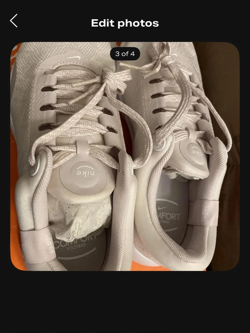 Nike Pale Beige Athletic Sneakers